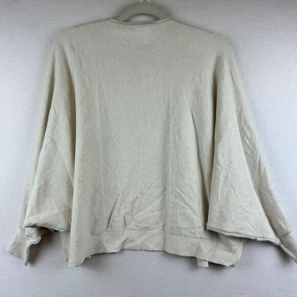 NWT Anthropologie Akemi + Kin Cream Cardigan One Size Balloon Lagenlook Casual - Picture 8 of 8